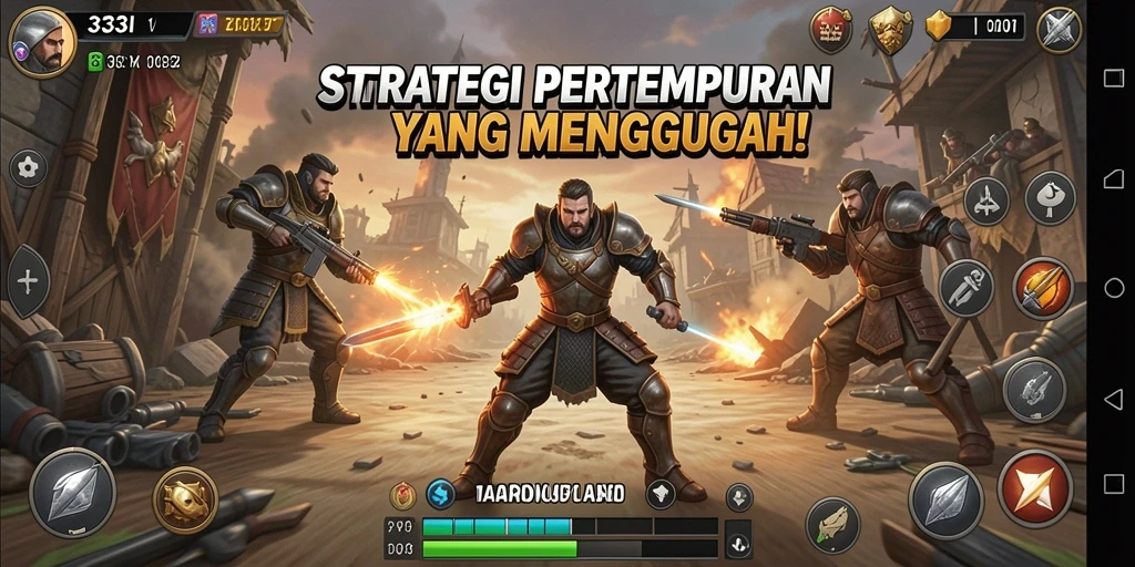 Screenshot dari gameplay <strong>333I</strong> yang memperlihatkan aksi pertempuran seru.