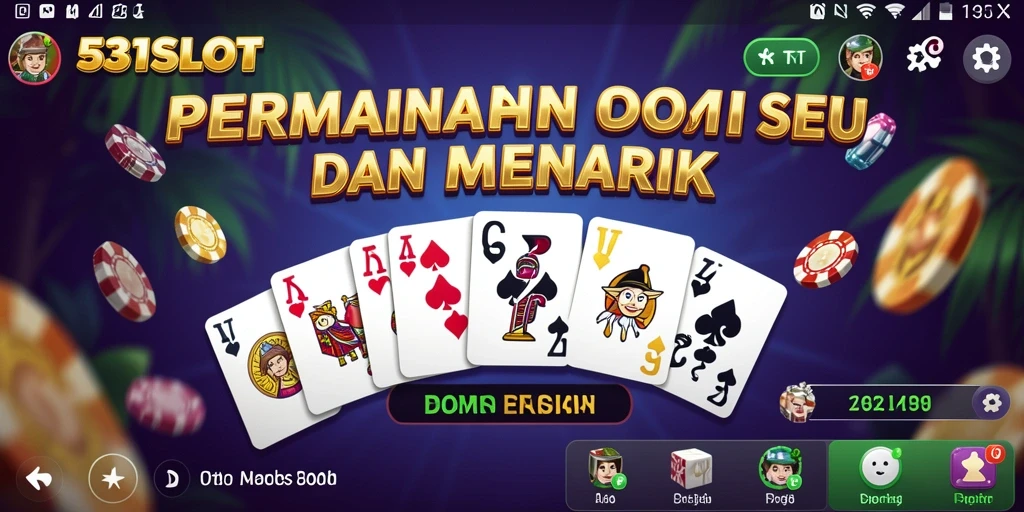 Tampilan gameplay menarik dari 531SLOT saat bermain Domino.