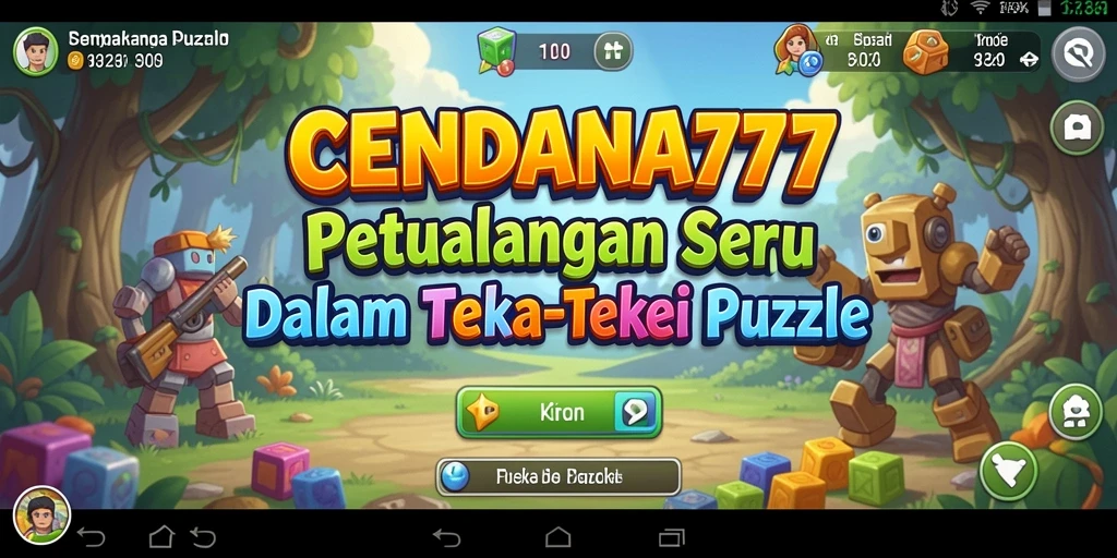 Tampilan menarik dari gameplay Puzzle CENDANA777 yang menantang.