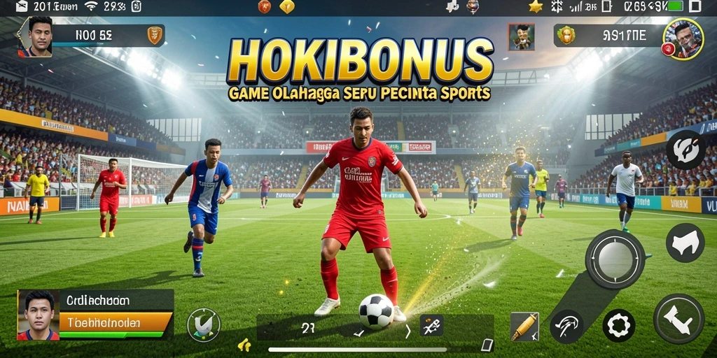 Tampilan gameplay seru di HOKIBONUS dengan aksi olahraga menarik.