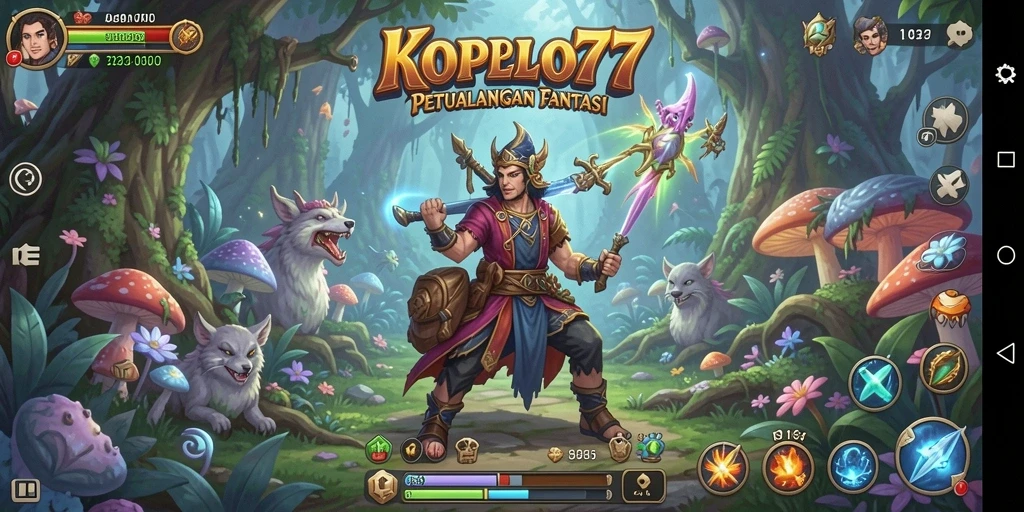 Gameplay KOPLO77 dengan grafik fantastis dan karakter yang beragam.