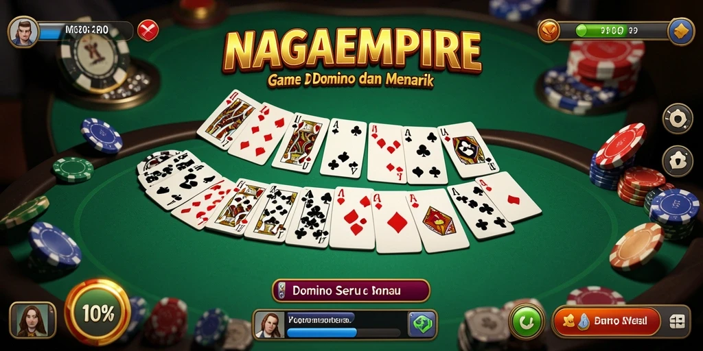 Tampilan gameplay seru dari NAGAEMPIRE yang penuh strategi.