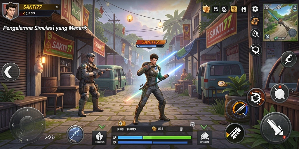 Tampilan gameplay SAKTI77 dengan interaksi menarik dalam simulasi.