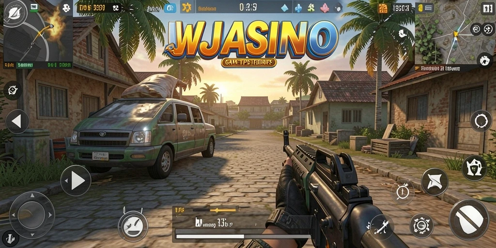 Screenshot utama WJKASINO menampilkan aksi gameplay seru dan dinamis.